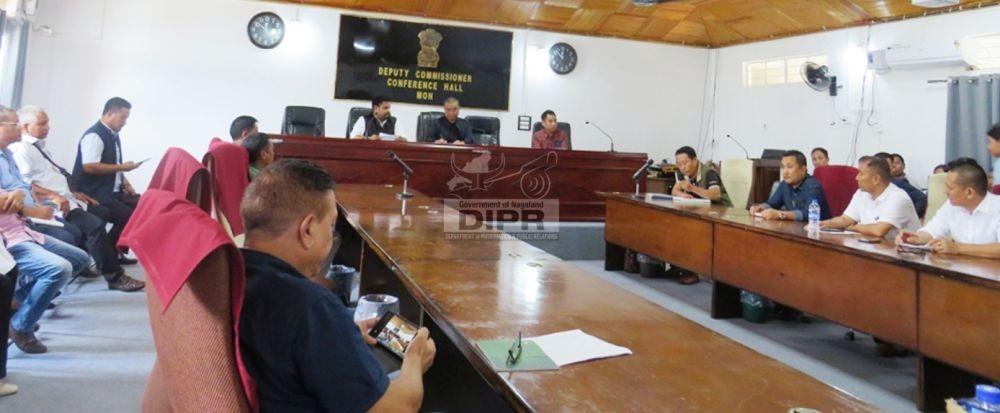 Mon District Planning & Development Board monthly meeting underway at DC’s conference hall Mon, on July 12. (DIPR Photo)